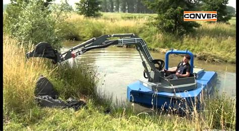 conver c550 compact amphibious excavator price|Amphibious machines .